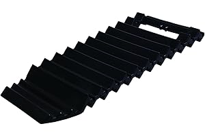 1 Pack Recovery Traction Tracks for Offroad Sand Snow Mud, Durable Tire Traction Mats Emergency Kit for Car, Black Recovery B