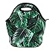 Aiphamy Neoprene Lunch Bag for Kids, Insulated Lunch Box Tote for Women Men Adult Teens Boys Teenage Girls Toddlers (Tropical Leave)