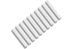 Cabilock 10pcs Bone Guitar Nut Blanks Electric Acoustic Classical Bass Guitar Supplies Precise Stability