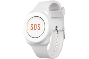 DAYTECH Wrist Alert Buttons for Seniors, Must Be Paired with Receiver to Function, Silicone Strap