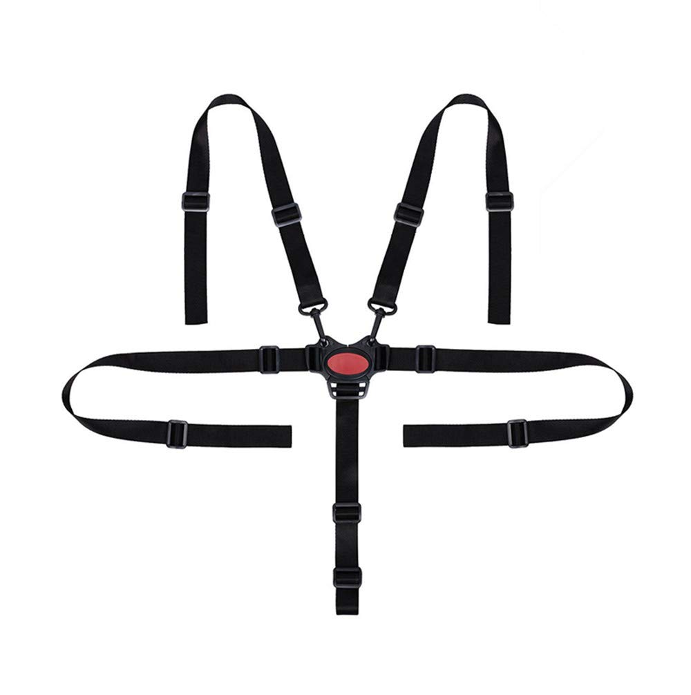 Baby Seat Belt,5 Point Harness Straps Adjustable High Chair Strap Safety Highchair Baby Safety Strap Belt for Stroller Pushchair Buggy Children Kids