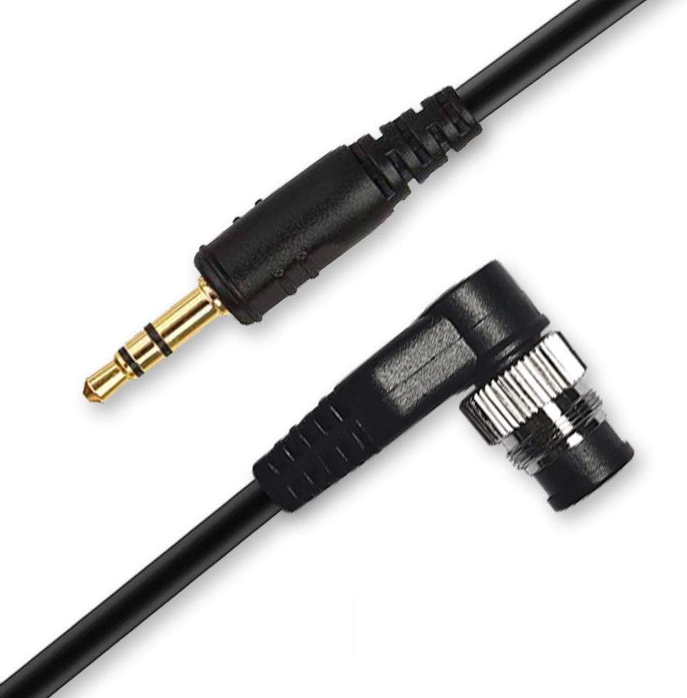 Pixel Digital Camera Shutter Connecting Cable DC3.5-DC0 Camera Connecting Plug Cord for Nikon Cameras Shutter Remote Control TW-283 Series