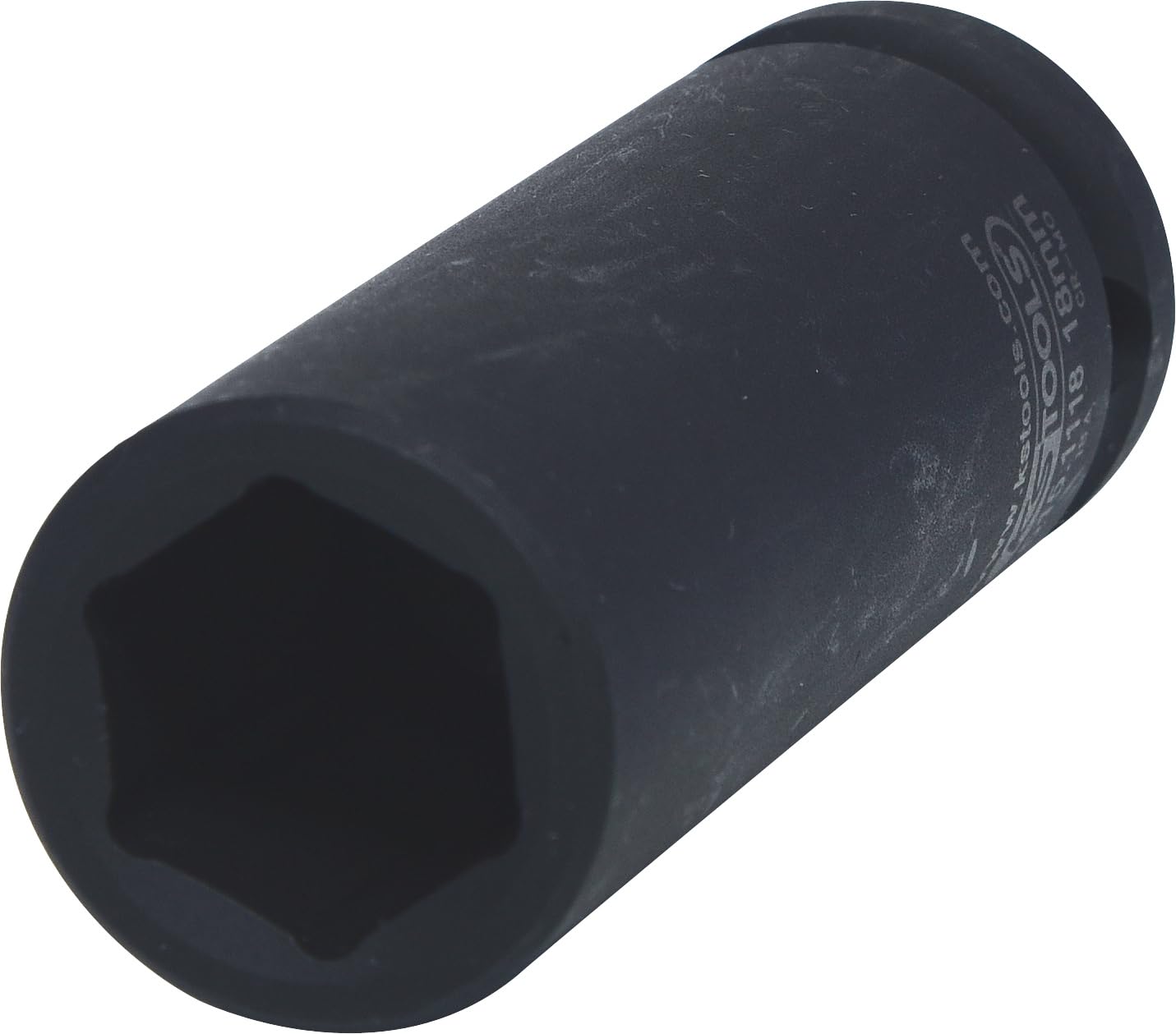 KS Tools 1/2 Inch Hex Impact Socket, Long, 18 mm, on Hanger