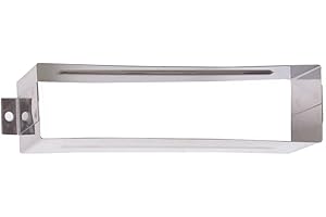 BRASS Accents A07-M0060 10" Sleeve for Mail Slot, Stainless Steel Finish