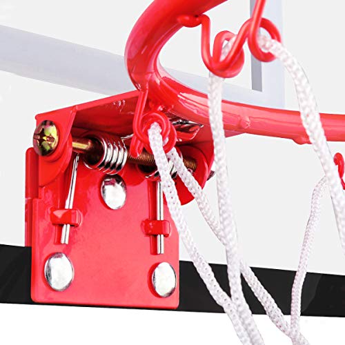 Meland Basketball Hoop Indoor Mini Basketball Hoop for Door with 4