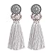 D EXCEED Colorful Tassel Earrings for Women Girls Bohemian Dangle Drop Earrings Fringe Tassle Dangling Earrings