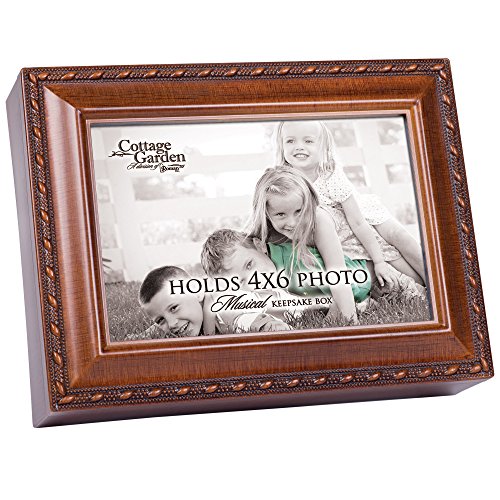 Cottage Garden Place Photo Children Woodgrain Traditional Music Box Plays You are my Sunshine