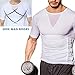 MASS21 Mens Tummy Stomach Control Vest Waist Hook & Eye Closure Compression Slimming Abdomen Shirts White Size L