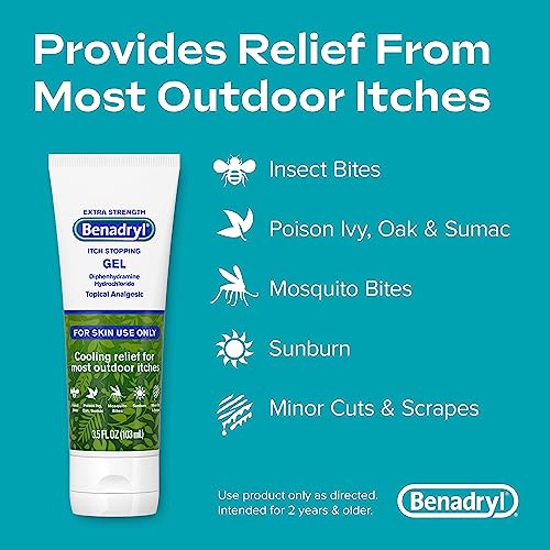 Benadryl Extra Strength AntiItch Topical Gel with 2 Diphenhydramine