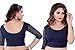 Fressia Fabrics Women Stretchable Readymade Saree Blouse Crop Top Choli Blue