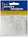 Darice Glass Seed Beads, White Pearl Ceylon, 10/0 Size