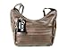 Goson Womens Genuine Leather Multi Pocket Shoulder Handbag Purse