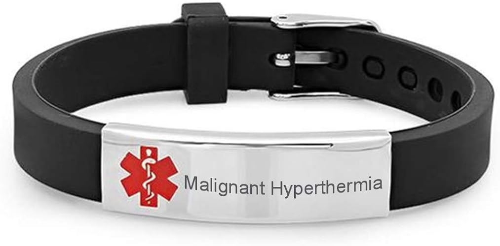 Sunling Custom Free Engraving Stainless Steel Medical Alert Malignant