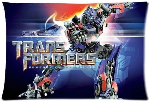 Custom Transformers Zippered Pillowcase Pillow Case Cover Cusion Case Cover Standard Size 20x30 Two Sides
