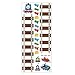 RoomMates RMK1126GC Thomas and Friends Growth Chart Peel and Stick Wall Decal