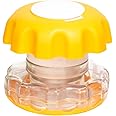 EZY DOSE Crush Pill, Vitamins, Tablets Crusher and Grinder, Effortlessly Crushes Medications into Fine Powder, Features Storage Compartment, Durable, Easy-to-Use Design, Orange, Large, BPA Free