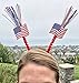 6 Bulk Patriotic Head Bopper Party Hats - Ideal for 4th of July Party Favors, Memorial Day BBQ, Fourth of July Parades or Fireworks, or Any Independence Day Event
