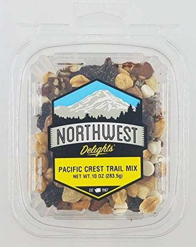 Pacific Crest Trail Mix 10oz: Peanuts, Raisins, Date Pieces, Pineapple, White Chocolate &amp; Peanut Butter Chips, Almonds, Cashews, Walnuts