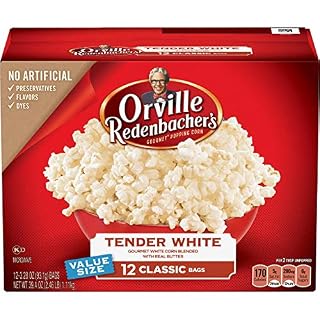 UPC 027000082782 product image for orville redenbacher's Tender White Popcorn, 39.40 oz, 12 ct (B071LT8C43) | upcitemdb.com