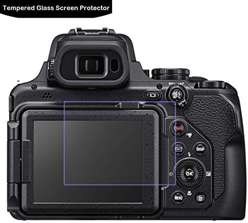 Compatible For Nikon P1000 Tempered Glass Screen Protector - LOKEKE LCD Screen Protector for Nikon P1000,0.3mm Thickness,Made From Real Glass