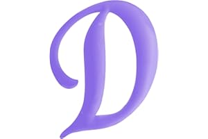 WISH YOUNG 3PCS Letter Charms Compatible with Bogg Bags,2.75 in Large Size Bag Inserts Accessories Decorative Charm for Beach Bag (Purple, D)