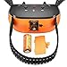 Pop Dog Bark Collar [2018 Version] No Bark Collar Dog Small/Large Bark Collar with Beep Vibration, 7 Sensitivity Levels, Harmless and Humane NO SHOCK … (orange)