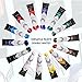 EPIART Acrylic Paint Set Professional Grade|Non Toxic Larger Tubes|Double White Color|For Artists Beginners Kids Adults|For Canvas Wood Ceramic Fabric