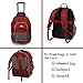 High Sierra Ultimate Access 2.0 Carry-On Wheeled Backpack, Brick Red/Mercury/Silver, One Size