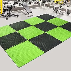 SIGNATRON Kids Puzzle Exercise Mat with EVA Foam Interlocking Tiles Play mats and Protective Flooring for Office, Home, School and Gym (30 Tiles - 120 Sq Ft)