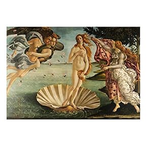 The Birth of Venus by Sandro Botticelli - Early Italian Renaissance - Florentine School - Peel and Stick Large Wall Mural, Removable Wallpaper, Home Decor - 66x96 inches