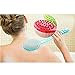 Back Scrubber Bath Brush With Long Handle - Bath Brush Scrub Skin Massage Health Care Shower Reach Feet Rubbing Brush Exfoliation Brushes Body for Bathroom Product - Body Brush Shower (Blue)