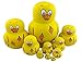 10pcs Cutie Lovely Adorable Mini Animal Theme Nesting Dolls Matryoshka Russian Doll Popular Handmade Kids Girl Gifts Toy Perfect Mother's Day Gift (Yellow Duck)