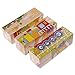 Rolimate Educational Preschool Wooden Cube Block Travel Jigsaw Puzzle - Train Car Ship airplane Excavator Ambulance, Birthday gift toy for age 3 4 5 Years Old and Up Toddler Kid Baby Children Boy Girl