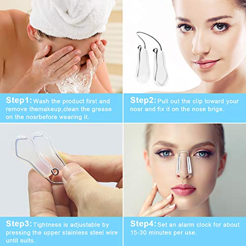 FERNIDA Silicone Nose Shaper Lifter Nose Uplifting Magic Clip Nose