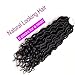 6 Packs Goddess Locs Crochet Hair Wavy Curly Faux Locs Crochet Braids Synthetic Hair Extensions Dreadlocks Crochet Locs Low Temperature Braiding Hair (14