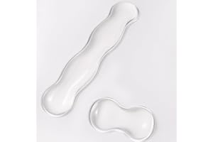 Clear Gel Wrist Rest for Keyboard and Mouse, Silicone Keyboard Wrist Rest Set, Cute Ergonomic Wrist Rest for Laptop Computer 