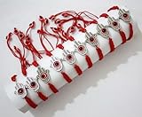 lot 10 LARGE Hamsa Evil Eye Red STRING Kabbalah Bracelets Lucky Charm Jewelry