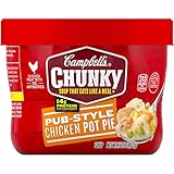 Campbell's Chunky Pub-Style Chicken Pot Pie Soup Microwavable Bowl, 15.25 oz.