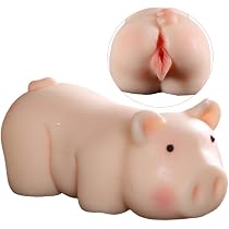 Amazon.com: Realistic Cute Pig Male Masturbator with Pocket Pussy ...
