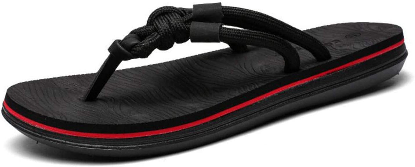 Men's Top Sandal Beach Flip Flop-Black