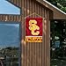 College Flags and Banners Co. USC Trojans SC Logo Two Sided and Double Sided House Flag