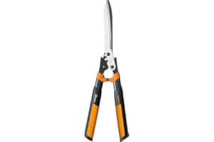 Fiskars 23" Hedge Shears, Hedge Clippers with PowerGear2 Technology That Multiplies Power for Less Effort, Garden Shears with