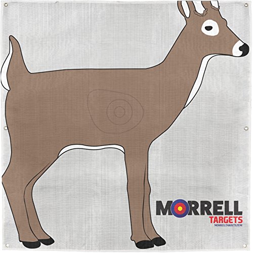 Morrell Actual NASP/IBO 3D Full Size Deer Polypropylene Archery Target Face with Grommets