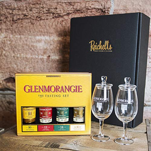 Reichelts I Feinste Getränke & Geschenke I Glenmorangie TASTING SET DISCOVERY / 4 x 0,1 l / + 2 TASTING GLÄSER mit… – Bild 2
