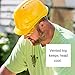 AMSTON Safety Hard Hat, Head Protection, “Keep Cool” Vented Helmet, Fully Adjustable, Low Profile, Cap Style, Type 1 Class C, Construction, ANSI Z89.1, Yellow