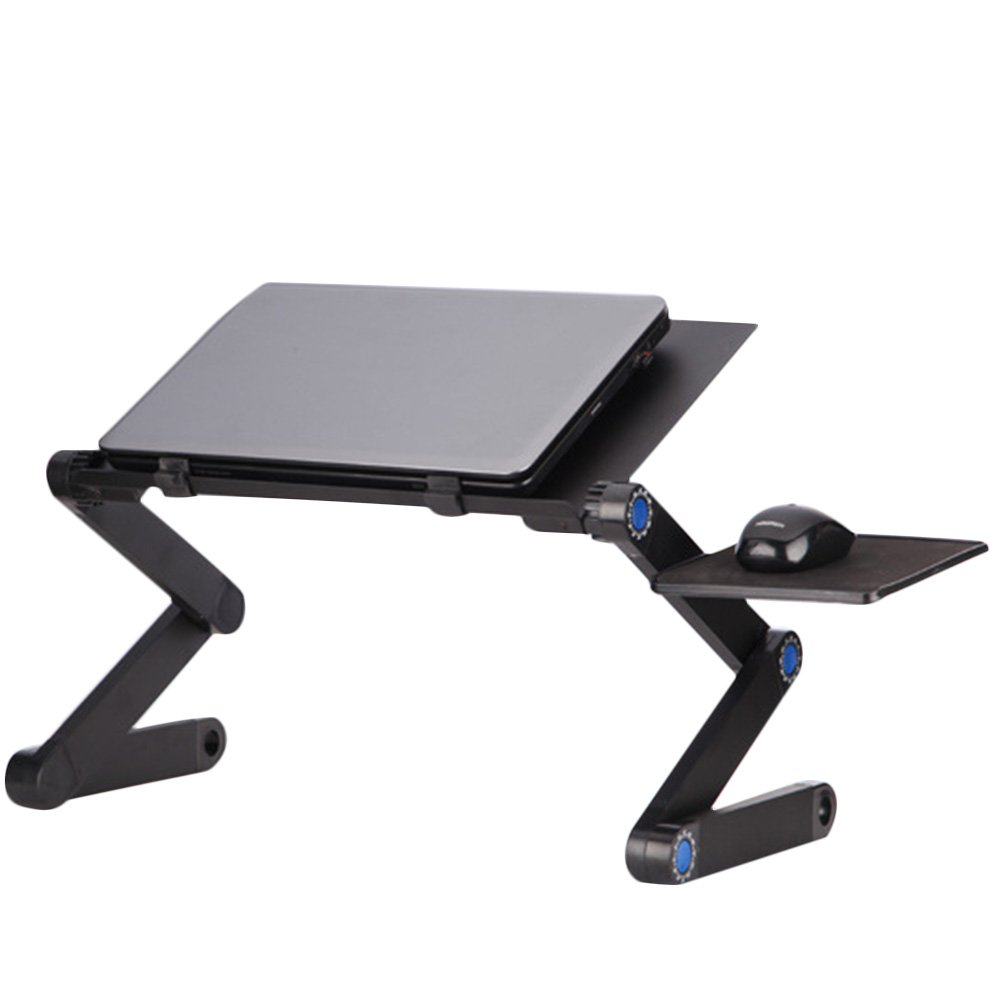 Kuuboo Folding Laptop Table Desk Tray Stand With Mouse Board Multifunctional Folding Table Gaming Laptop Table Pc Desk Notebook Bed Stand Table Folding Lap Tray For Bed Couch Sofa Black 420 260mm Buy Online In