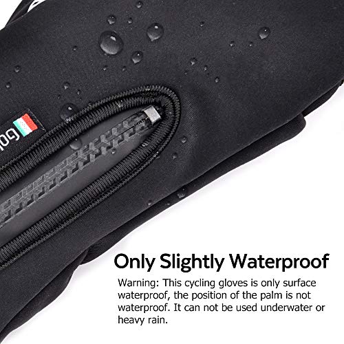 BASEIN Cycling Gloves, Waterproof All Fingers Touchscreen Winter Gloves, Sports Gloves for Running, Cycling - Men and Women - Thumbnail 3