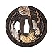 Shijian Alloy Tsuba Plated Lion For Japanese Samurai Swords