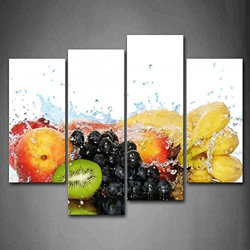 YEHO Art Gallery Painting Coloful Various Fruit With Water Wall Art Painting Pictures Print On Canvas Food The Picture For Home Modern Decoration unframed