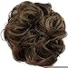 CAISHA Messy Scrunchie Bun Voluminous Wavy Hairpiece Heat-resistant Synthetic Fibres Medium Brown G7A